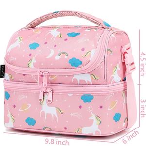Bolsa Térmica para Almuerzo de Doble Capa con Diseño de Unicornio, Bolsa Grande para Niños y Adultos, Correa Ajustable, Diseño Moderno para Niños y Hombres - Product Image 3