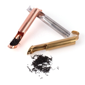 Đầy Màu Sắc Fine Lưới 304 Ống Thép Không Gỉ Hình Dạng Số Lượng Lớn Trà Infuser Stick Với Hook - Product Image 3