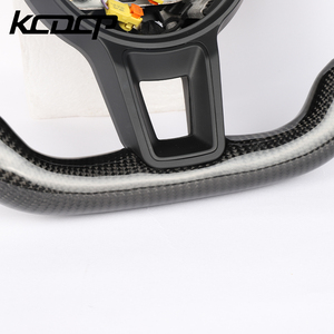 <span class=keywords><strong>Volant</strong></span> <span class=keywords><strong>de</strong></span> <span class=keywords><strong>course</strong></span> personnalisé en Alcantara et fibre <span class=keywords><strong>de</strong></span> carbone avec LED, compatible avec Porsche 718, 911.2, 971, 959, 992, Cayman, 997, Macan, et modèles cabriolet. - Product Image 5