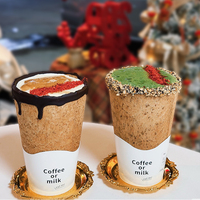Gobelet à café comestible 360 ml pour boissons froides et chaudes, gobelet à dessert pour pâtisserie, gobelet à biscuit comestible