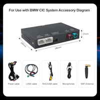 Décodeur Autoabc Wireless CarPlay Android Auto Mirror Link avec garantie d'un an pour système BMW NBT CIC X3 F25 G01