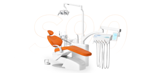Riunito Odontoiatrico Professionale con Supporto per Monitor e Porta Strumenti per Dentista - Product Image 2