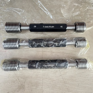 OEM индивидуальный Tr контрольный Калибр 3 головки Tr40 * 9(P3) 8e трапециевидная вилка калибра резьбовой калибр с сертификатом - Product Image 4