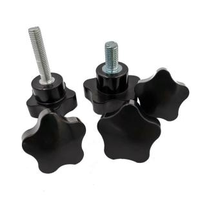 Offre Spéciale noir usinage industriel polissage tiroir bouton meubles armoire poignée cuisine boutons bakélite étoile bouton
