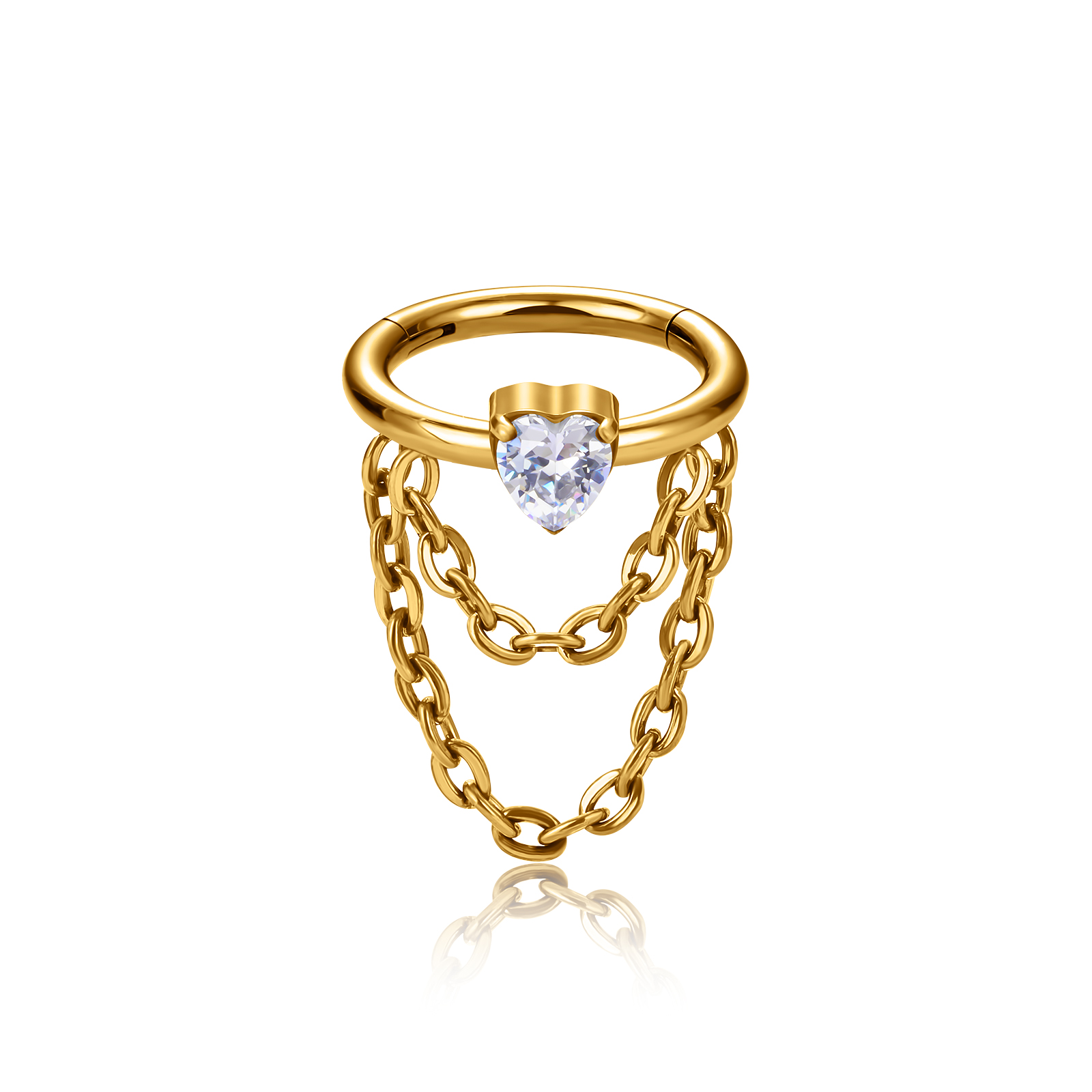 Cuore d'oro CZ