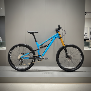 KALOSSE Aluminiumlegierung Vollgefederter Rahmen Mountainbike 27,5 Zoll Hinterradfederung 11-Gang Hydraulische Scheibenbremsen Softtail <span class=keywords><strong>Cross</strong></span> - Product Image 6