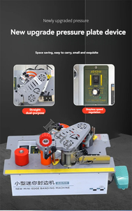 Portable 1200W Double Side Gluing Bench Type Edge Banding Machine for Wood Based Panels for Woodworking Edges - Product Image 6