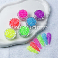 Diamantes de Neón Brillantes al por Mayor, Poliéster, Purpurina Fina Fluorescente, Polvo para Manualidades Festivas, Decoraciones Navideñas a Granel
