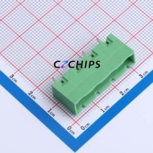1766796 Plug-in Terminal Block Through hole Component (THT),P=7.62mm Connector 7.62mm Green Straight Pin 4P - Product Image 1