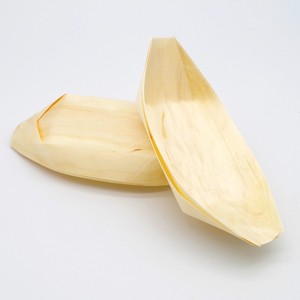 Bateau jetable en bois de bambou d'usine <span class=keywords><strong>Shushi</strong></span> pour la nourriture de partie - Product Image 2