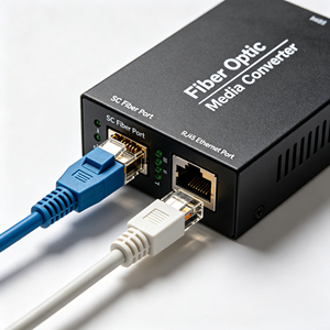 Convertisseur de média <span class=keywords><strong>fibre</strong></span> <span class=keywords><strong>optique</strong></span> Gigabit 10/100/1000M avec port SC, transceiver <span class=keywords><strong>fibre</strong></span> <span class=keywords><strong>optique</strong></span> monomode 20 km, convertisseur de média <span class=keywords><strong>fibre</strong></span> <span class=keywords><strong>optique</strong></span> Ethernet - Product Image 2
