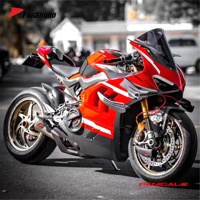 Sistema de Escape Completo Forsound a Precio de Fábrica para Ducati Panigale V4 V4S, Silenciador de Titanio Bajo el Chasis, 2019-2024