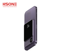 Batterie externe magnétique sans fil avec affichage numérique pour téléphone, chargeur magnétique PD20w, charge rapide bidirectionnelle