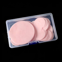 Papier de riz comestible rond de 0,35 mm, blanc et rose, largeur 3,8/5/8 cm, papier sucré pour la décoration de gâteaux d'anniversaire, de mariage et de fêtes