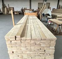 Madera de abeto nórdico seca al horno KD, listones de madera maciza cepillada S4S para construcción de estructuras de viviendas, techos y vigas.