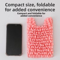 Sac fourre-tout extensible, en nylon et polyester élastique, réutilisable, à bandoulière, pour les courses et les voyages