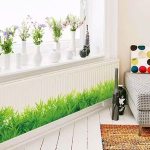 Pegatinas Decorativas de Pared con Diseño de Plantas Artificiales para Esquinas, Recortes Decorativos para Dormitorios y Pasillos, Autoadhesivas, Decoración del Hogar - Product Image 4