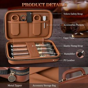حافظة سيجار محمولة خفيفة الوزن مصنوعة من مادة EVA الصلبة، مخصصة حسب الطلب، بسيطة للسفر - Product Image 1