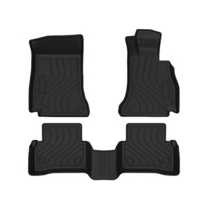 Tapis de sol de voiture Litop antidérapants, imperméables, noirs, en TPE 3D, de haute qualité, toutes saisons, pour Mercedes-Benz C63 RHD - Product Image 1