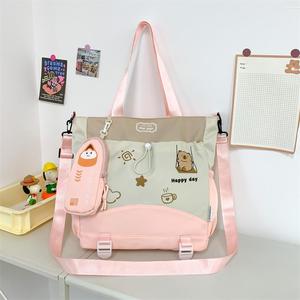 2025 mới Crossbody Túi, đơn giản và linh hoạt, công suất lớn túi vải, giản dị và phong cách đơn Vai Ba lô - Product Image 4