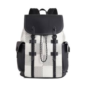 Nouveau Sac à Dos Tendance pour Homme, Léger, Vintage, Décontracté, Grande Capacité, en PU Premium, Imperméable, pour Ordinateur Portable et Voyages d'Affaires - Product Image 3