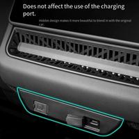 Masque de ventilation arrière ABS pour climatisation, compatible avec Tesla Model YL/3 Refreshed 2026, nouveaux accessoires intérieurs pour voiture Y