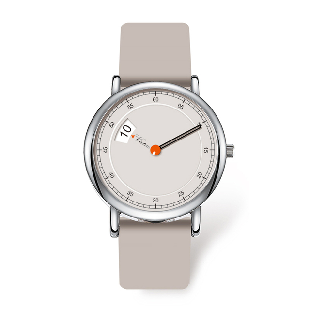 Virtue Customized Logo Quartz Watches High-Appearance Silicone Strap for Men and Women Fashionable New Release