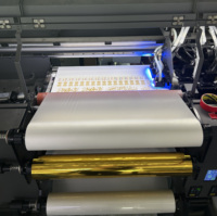 Imprimante Funsun A1 tout-en-un UV DTF pour transfert d'autocollants sur verre, métal, céramique, Impresora 4 i3200 avec feuille d'or et d'argent