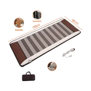 Ceragen Physical Therapy Massage jade Mat bio bed Infrared Heating pads Negative Ions Magnetic Tourmaline Mattress price