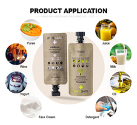 Sachets souples personnalisés de qualité alimentaire avec bec verseur et impression sérigraphiée pour crème contour des yeux portable – Vente en gros