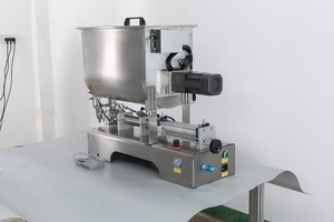 LK-GT100U-5000U bán tự động khuấy dán cà chua Ớt nước <span class=keywords><strong>s</strong></span>ốt xà phòng dán kem trộn máy làm đầy với trộn Phễu - Product Image 5