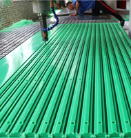 Riel Guía Curvo de Plástico UHMWPE para Cadena de Transporte Circular, Guía Lineal Personalizada CNC