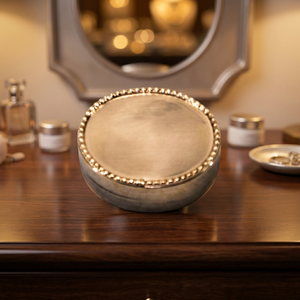 Conteneur en laiton plaqué argent - Product Image 3