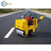 Petit Compacteur Vibratoire Autotracté à Double Tambour R-500, 500 kg, 6 CV avec Moteur – Meilleur Prix à Vendre