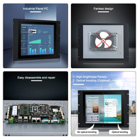 Mejor Precio, Panel PC Industrial Todo en Uno con Intel Core I3 I5 I7 de 10.ª Generación, Resistente al Agua IP66, para Escenarios de Control Industrial en Entornos Hostiles