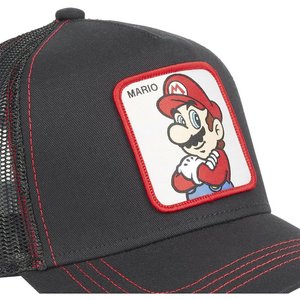 Anime Character Summer Trucker Cap Casquette de <span class=keywords><strong>baseball</strong></span> 5 panneaux de haute qualité pour hommes femmes pour Super <span class=keywords><strong>Mario</strong></span> Mary Common Fabric Wholesale - Product Image 4