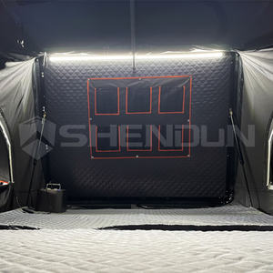 Camping todoterreno automático SUV camión tiendas de campaña en la azotea coche barato carcasa dura aluminio techo superior tienda para <span class=keywords><strong>Domingo</strong></span> campistas al por mayor - Product Image 3