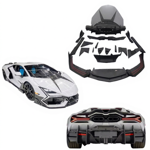 ชุดแต่งคาร์บอนไฟเบอร์แห้ง Lamborghini Revuelto MSY ประกอบด้วยลิ้นกันชนหน้า, ดิฟฟิวเซอร์, สปอยเลอร์, ฝากระโปรง, สเกิร์ตข้าง, กันชน Revuelto - Product Image 1