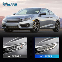 Ensemble de phares avant LED VLAND pour Honda Civic 10e génération FK7 EX EXL FC SI RS LX 2016 2017 2018 2019 2020 2021