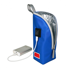 Lightweight Waterproof Thermal <b>Cooler</b> <b>Bag</b> OEM Brand Custom Logo Soft Polyester Insulation Zipper Closure <b>Small</b> Size Lunch Food - Product Image 5