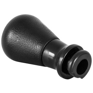 Pommeau de levier de vitesse en cuir noir pour voiture Peugeot, transmission manuelle à 5 vitesses, conception ergonomique pour les modèles 206 207 306 307 - Product Image 2