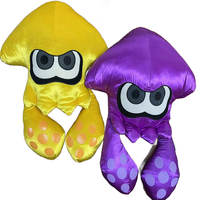 OEM ODM coloré PP unisexe peluche peluche faite à la main méduse brodé jouet calmar jeu marchandise