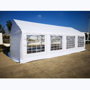 Tente de réception en PVC galvanisé robuste 3*6m 4*6m 5*10m 6*12m avec parois amovibles et fenêtres – Tente de mariage en PVC - Product Image 6