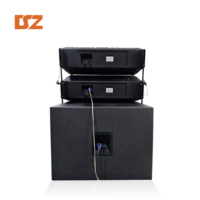 OEM ODM Çift 10 İnç Line Array Hoparlör Profesyonel Hoparlör Sistemi Dış Mekan Su Geçirmez Tam Aralıklı Hoparlör