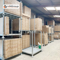 Palette métallique détachable et empilable pour entrepôt de stockage en vrac personnalisé