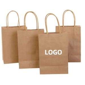 Bolsa de Papel Kraft Pequeña y Económica para Envasado de Alimentos, Personalizada con Logotipo - Product Image 1