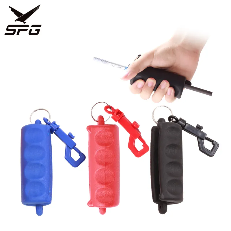 SPG Archery Arrow Pullers Silicone Adjustable Compound Recurve Bow Target Carbon Arrows Shooting Rubber Grip Portable Tool