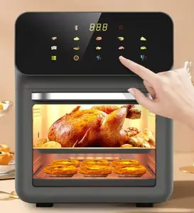 9L Oilless 대류 로스터 전기 듀얼 제어 디지털 LCD 터치 스마트 공기 Fryers