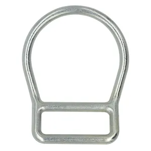 JENSAN Safety Harness D Ring Double Internal Width Metal Using 45mm Zinc White/zinc Yellow/black/zinc Colorful ANSI Z359.12-09