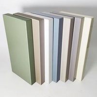 Panneau de porte de placard de cuisine mat multicouche en panneaux de particules PET sur mesure pour la maison et l'hôtel